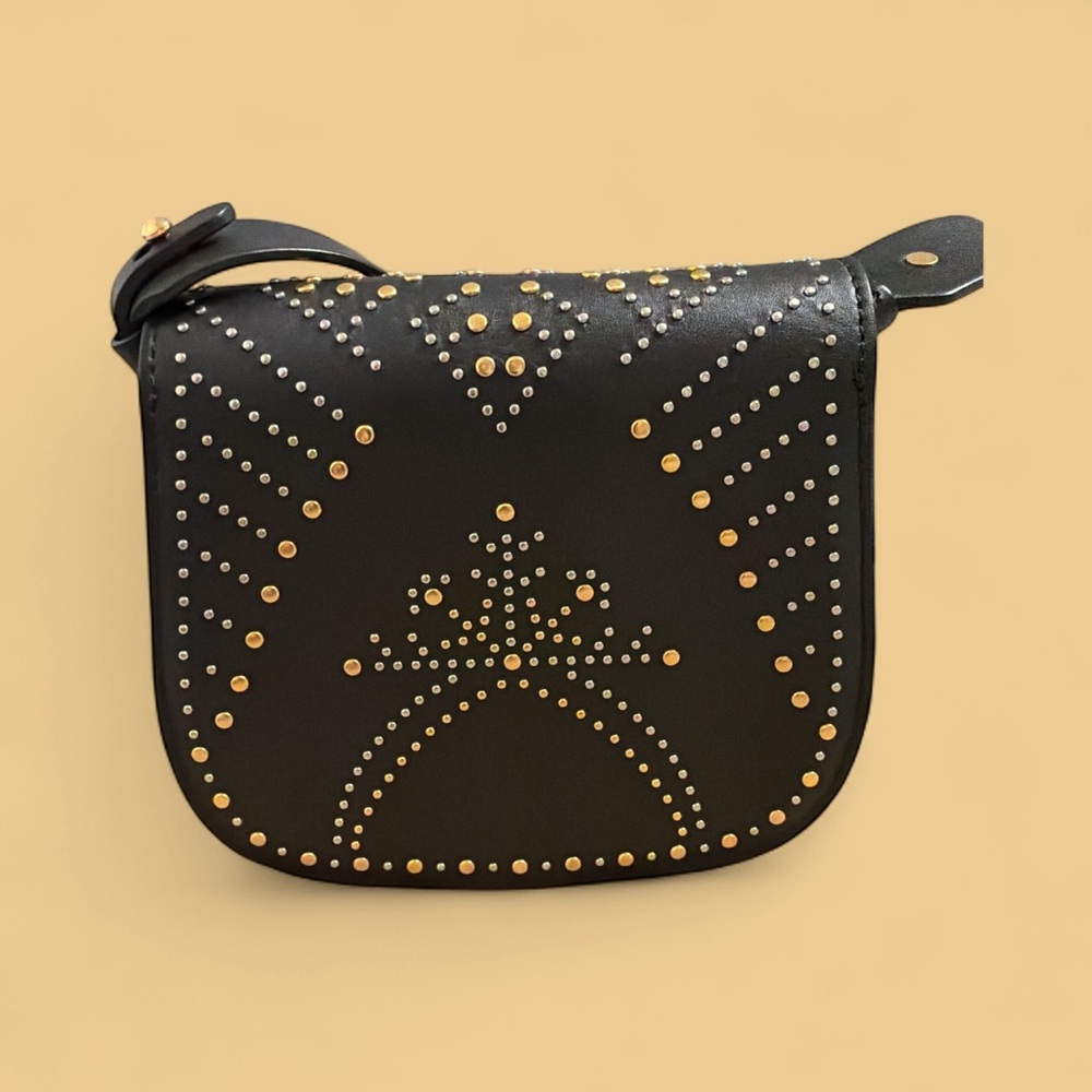 Burberry Black Crossbody Bag with Gold Accents - Picture 4 of 12